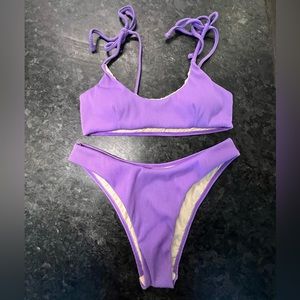 Purple Zaful bikini - Size Medium